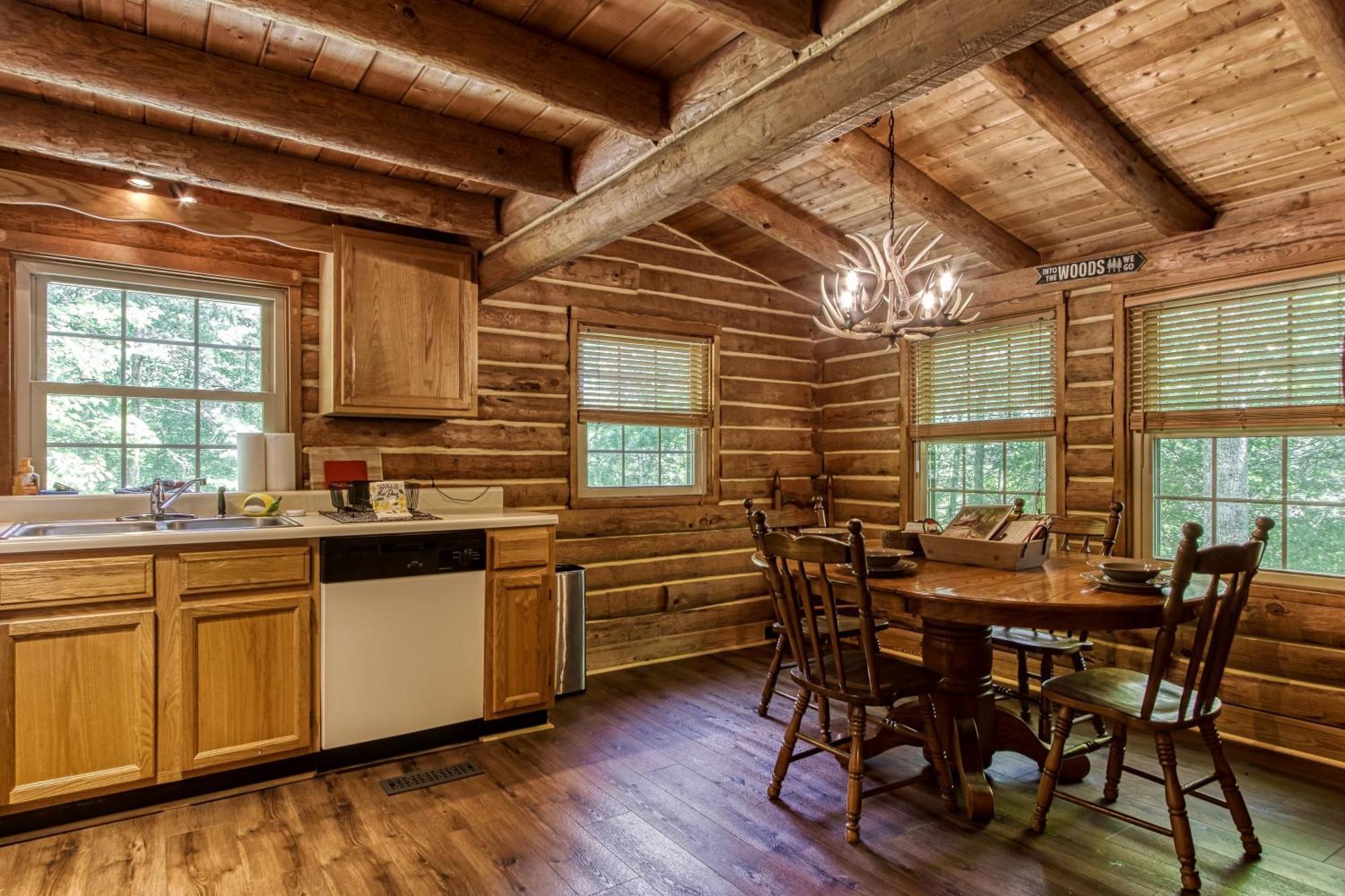 Very Private, Real Log Cabin With Hot Tub! Sevierville Dış mekan fotoğraf