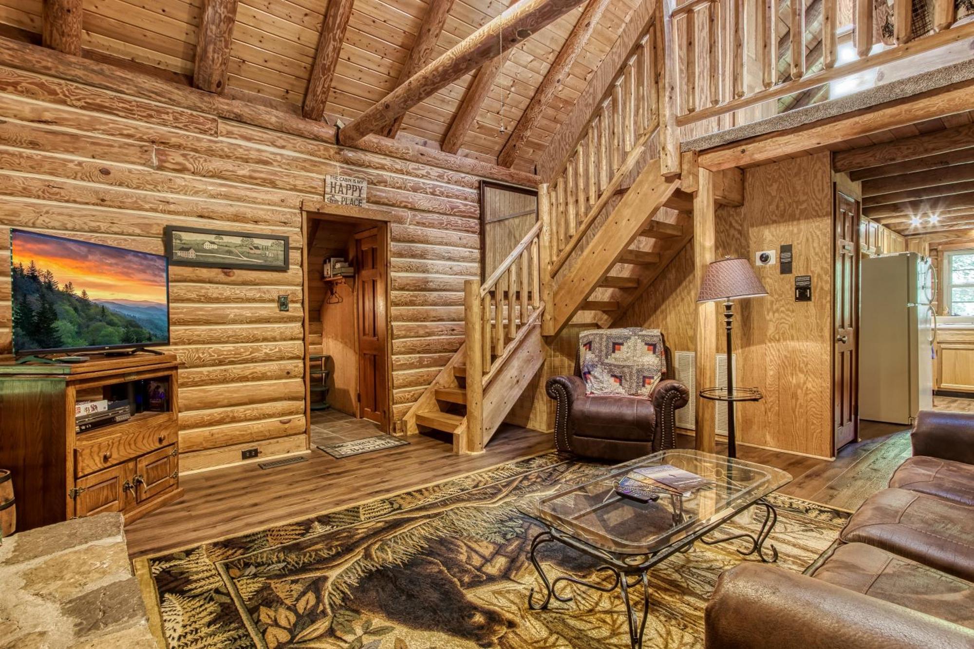 Very Private, Real Log Cabin With Hot Tub! Sevierville Dış mekan fotoğraf