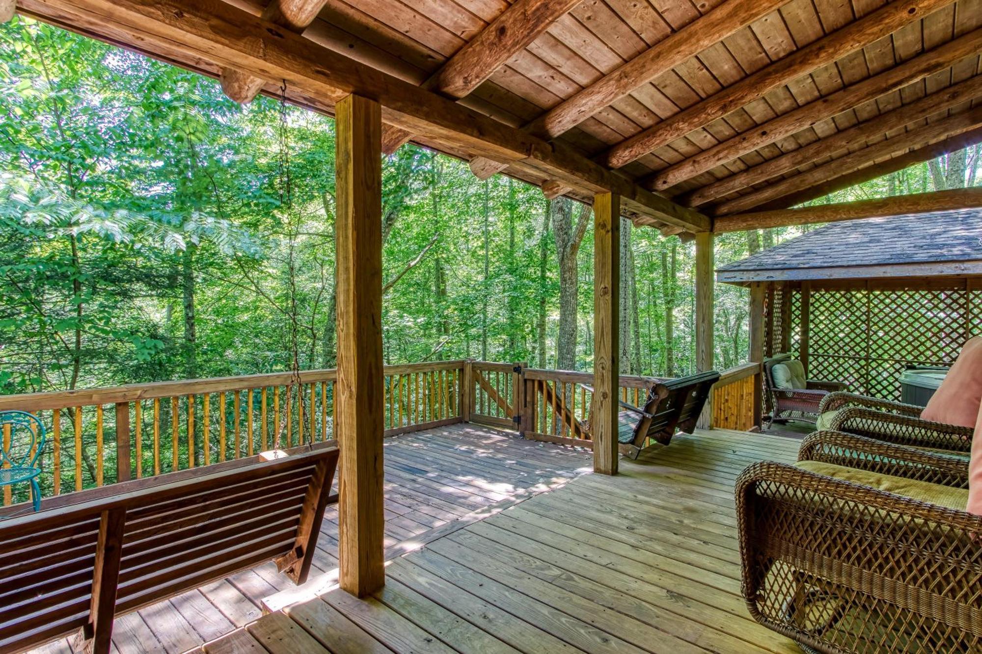 Very Private, Real Log Cabin With Hot Tub! Sevierville Dış mekan fotoğraf